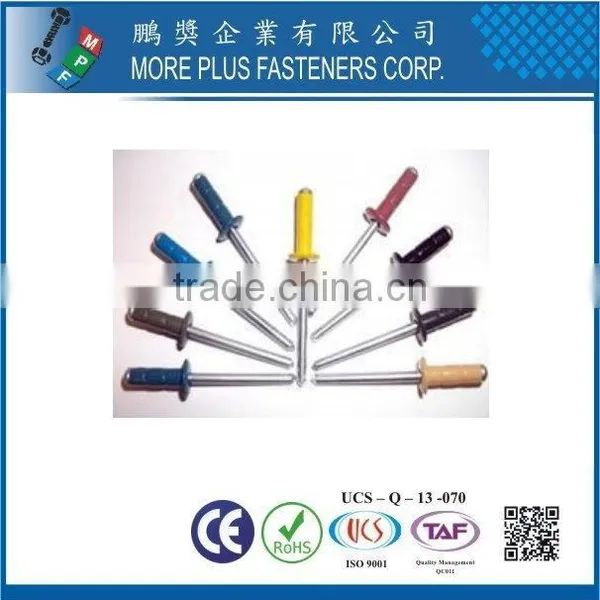 Made in Taiwan Stainless Steel Copper Brass Color Blind Rivet Open Type Aluminum Steel DIN And GB photo-5