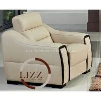 Simple Modern Leather Sofa L.p538 photo-3