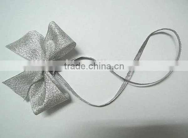 Modern Hot Sale Decoration Min Ribbon Bow With Pearl photo-2