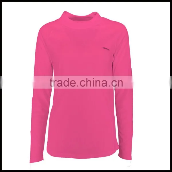 W15-ACC-W-01-C Pink 100% Polyester Sports Underwear Long Sleeve photo-2