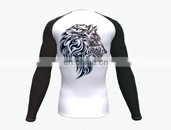 Mens High Quality Fitness Compression Shirt Rash Guard Rashguard photo-3