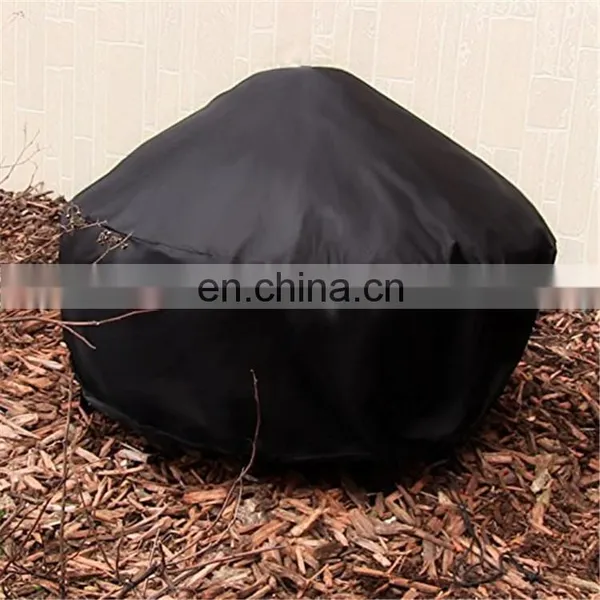 Heavy-Duty Weather-Resistant Round Fire Pit Cover With Drawstring and Toggle Closure photo-2