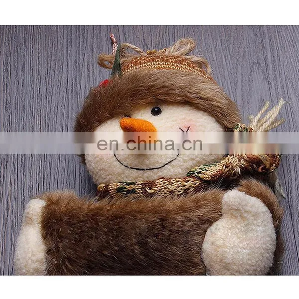 34CM Medium 3D Personalized Craft Cute Decoration and Gift Bag Christmas Stockings - Snowman photo-2