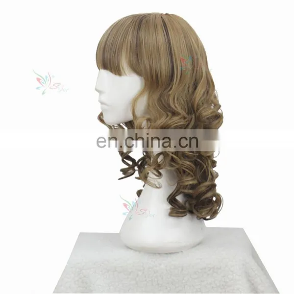 Styler Brand Sexy Beauty Curly Hair for Asian Women Cheap Ladies Synthetic Cosplay Wigs photo-3