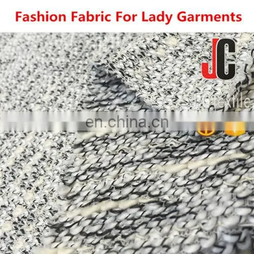 JC Vintage Soft Han Dfeel Knit Polyester Cotton Yarn Dyed Rib Terry Fabric photo-4