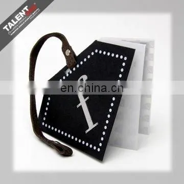 Custom Private Design Middle Folded Printed Paper Tag for Garment photo-5