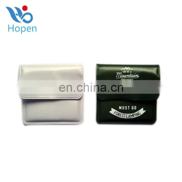 8*8CM Light the Convenient Portable Aluminium Eva Pocket Ashtray photo-2