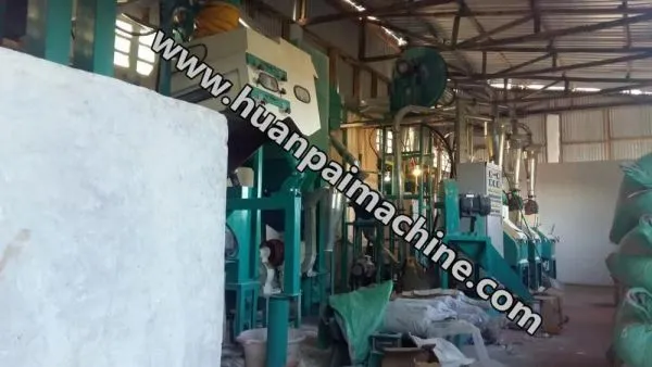 12-14TPD Corn Rolling Machine Maize Flour Milling Machines Commercial Flour Mill photo-3