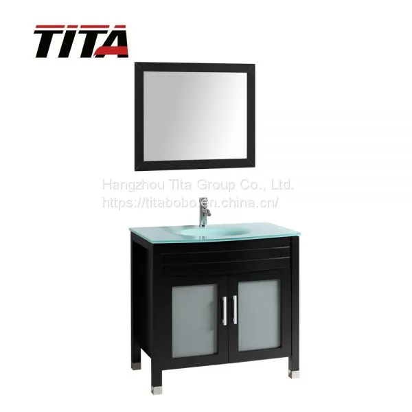 2020 Hot Selling Solid Wood Bathroom Vanity T9103