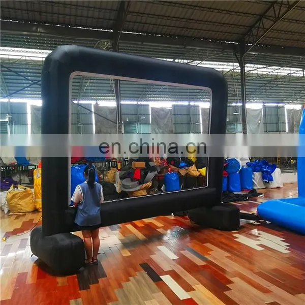 Cheap Nylon Fabric Air Blow Up Portable Screen , Inflatable Movie Screen For Family or Commercial Use photo-5