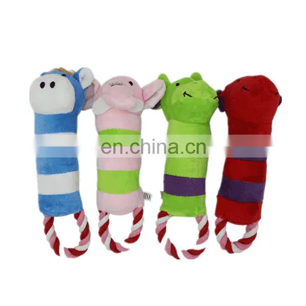 Animals Cartoon Dog Toys Stuffed Squeaking Pet Plush Toys Stuffed Animal for Dog photo-2