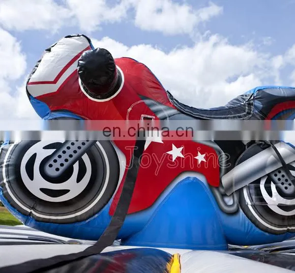 Motorcycle Theme Inflatable Interactive Pull Riding Games For Adults photo-3