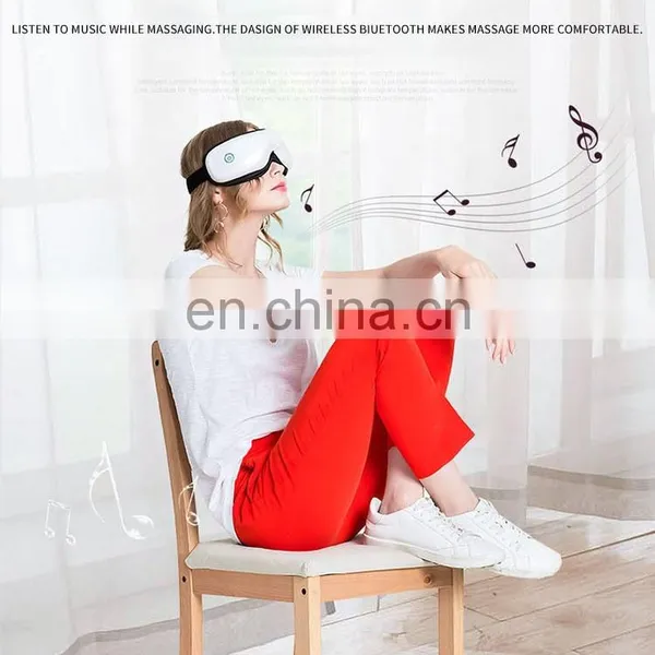 USB Bluetooth Electronic Portable Vibration Smart Eye Massager Heated photo-6
