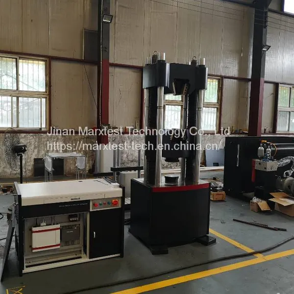 Six Columns Plus Size Hydraulic Loading 100 Ton Auto Control Tensile Test Machine photo-3
