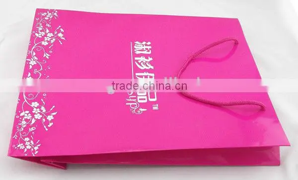 2015 New Design Cheap Custom Shopping Paper Bag With Handle, in Machine Price photo-4