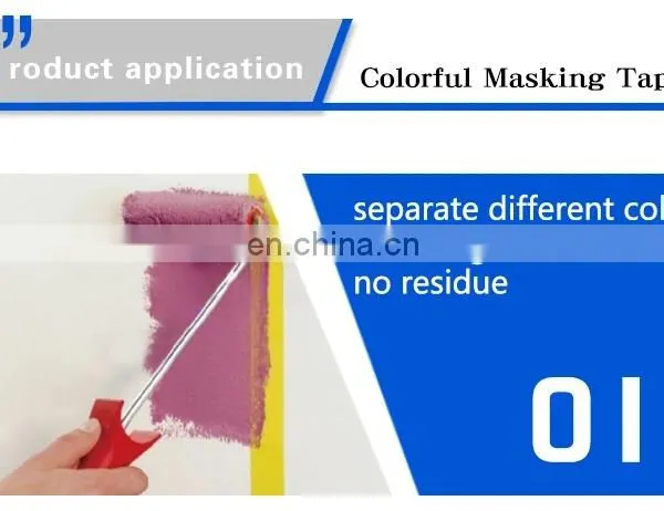 High Temperature Resistance Masking Painting Tape Without Residue photo-5