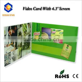 Good Quality Video Card for Wedding Lcd Video Invitation Brochure photo-3