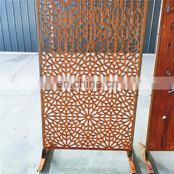 Custom Decorative Corten Steel Metal Screen Used for Garden Landscape photo-4
