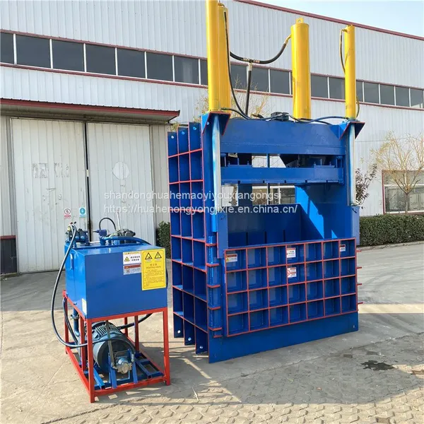 Hydraulic Packer Pop Can Beverage Bottle Woven Bag Film Sponge Packer Small Vertical Packer photo-3