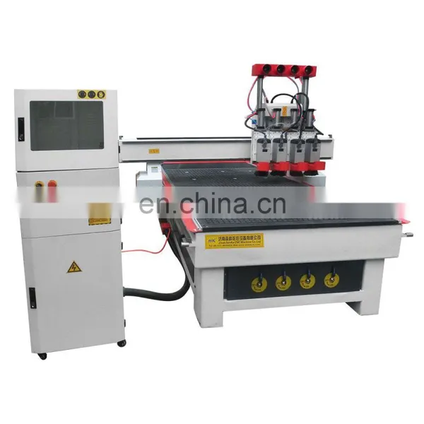 Configuration Upgrade Multi Head Fully Automatic Wood Plywood CNC Router Cutting Engraving Machine photo-2