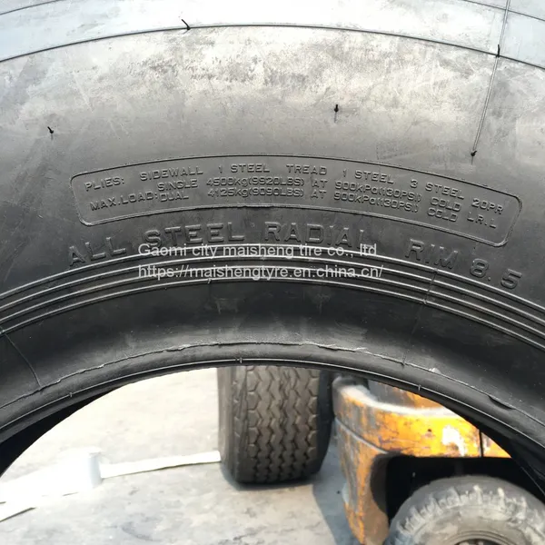 LHD Tyre 1200/12.00R24 Full Wire Smooth Tyre photo-4