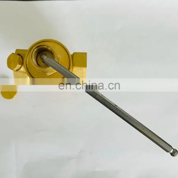 Adjustable Piston Type Brass Pressure Reducing Valve With Manometer 1/2