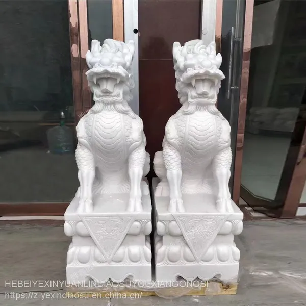 Stone Carving Unicorn Manufacturer, Marble Unicorn Door Decoration, Fortune Mascot, Stone Carving Animal Carving