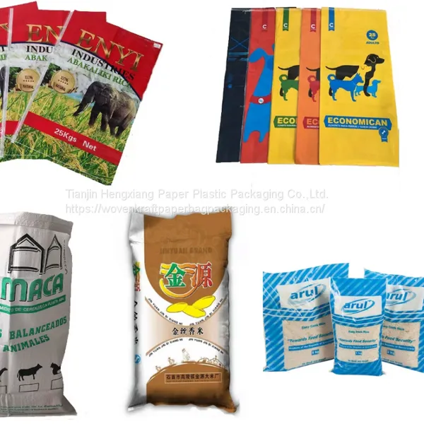 Polypropylene pp Woven Laminated Bag Agricultural Grain Wheat Seed Packaging Bag 50kg photo-5