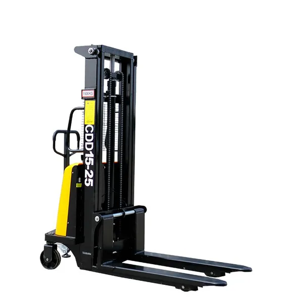 CE APPROVED SEMI ELECTRIC PALLET STACKER photo-5