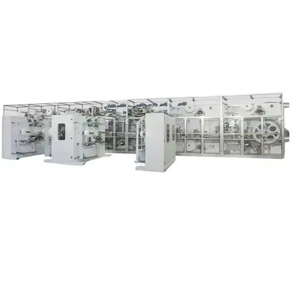 Semi Servo Disposal Baby Diaper Making Machine Prix In China photo-5