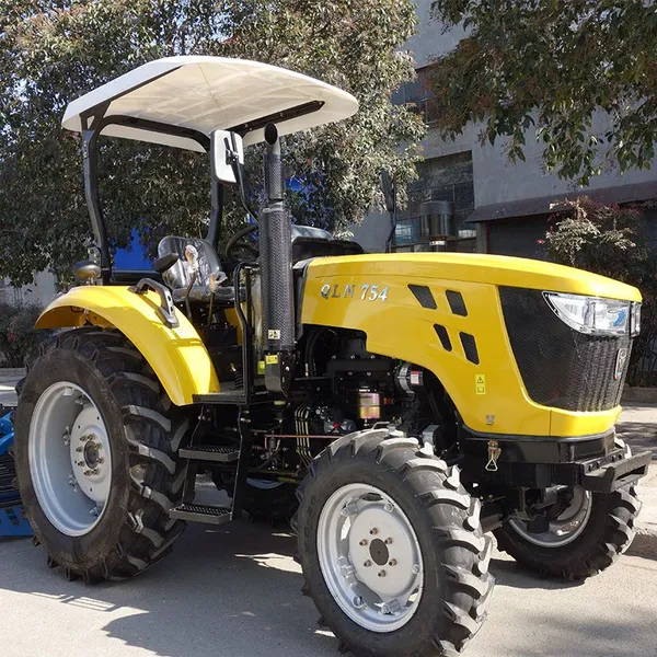 Low Price Farm 75HP 4X4 Сельскохозяйственный колесный трактор QLN-754 Сельскохозяйственный трактор 75 HP 4WD Сельскохозяйственные тракторы продаются в Египте