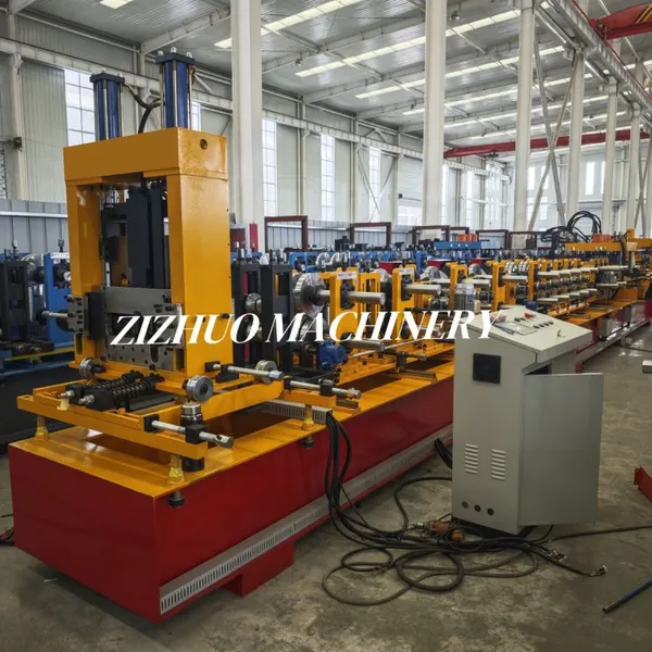Metal C Z Interchangeable Factory Purlin C Channel Building Material Cold Roll Forming Machine