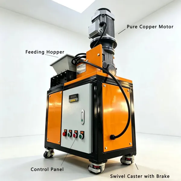 Household Mobile Multi-Function Shredder for Rubber, Wood, Metal, Plastic photo-3