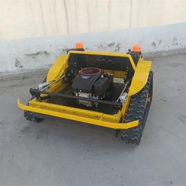 Petrol Gas-Electric Hybrid Single Cylinder Cordless Remote Operated Mowing Robot 550mm Cutting Width 6km/h Speed Lawn Cutting photo-2