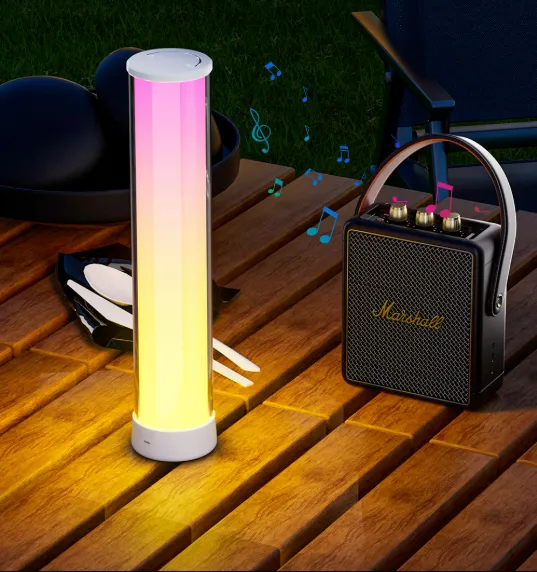 Intelligent Bluetooth Dimming Color Atmosphere Light， Rechargeable Bedside Lamp ，Bedroom Decoration Small Night Light， Remote Control Light photo-2