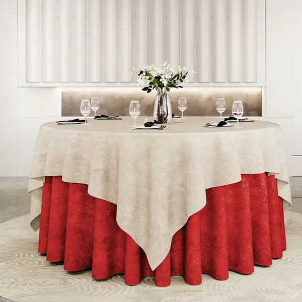 HOMTE Polyester 30% Cotton 70% Tablecloth Wholesales for HoReCa Small MOQ photo-4