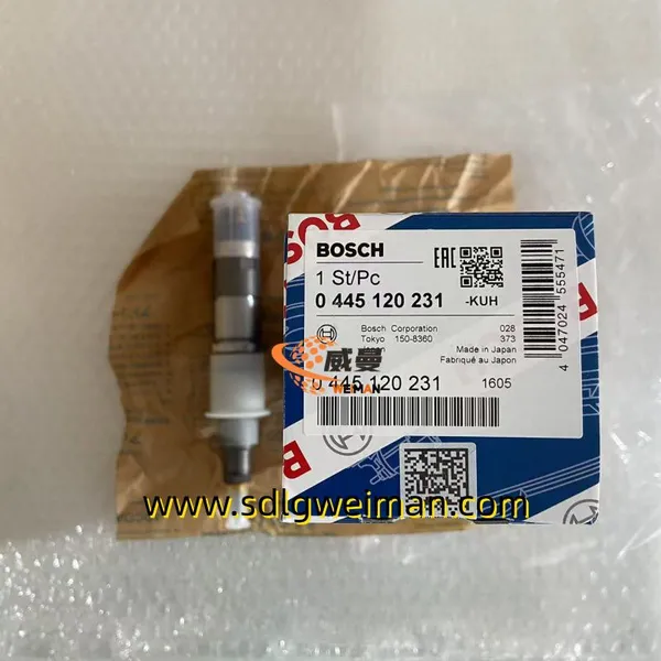 Original Bosch Fuel Injector 6754-11-3011 / 0445120059 For Komatsu PC200-8 Cummins QSB 6.7 photo-2