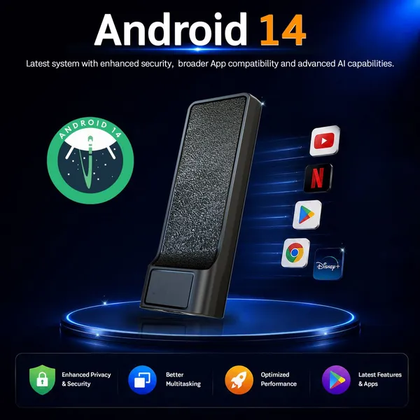 2026 Ruogood Latest Android14 HDMI TV Stick With OEM&ODM Customize for Digital Signage Player /IPTV /OTT photo-3