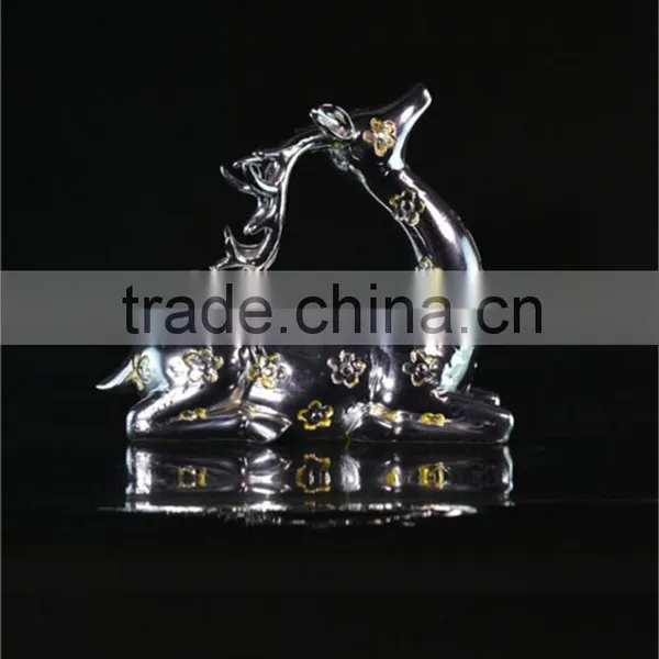 Deer Aircraft Decoration Sculpture Modern Statue Architectural Model Monument Souvenir photo-6
