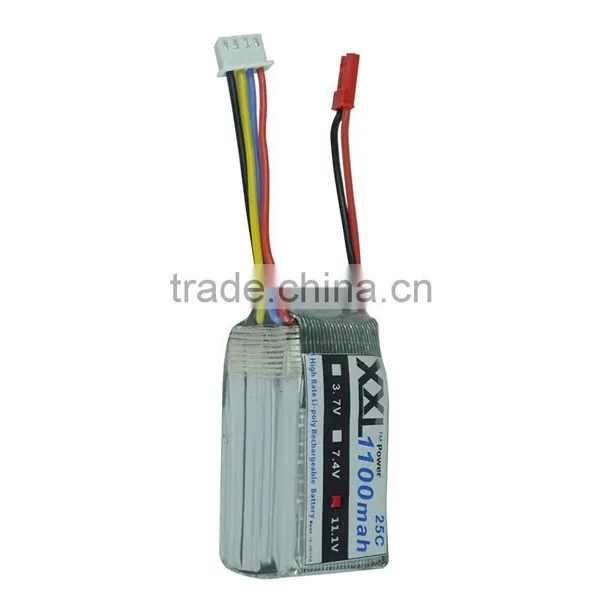 XXL Lipo Battery 1100mah 11.1V for Airsoft /gun/RC Model/hobby photo-3