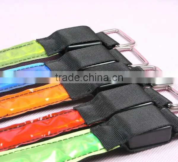 Batteries Replaceable Led Radiant Safety Lattice Optical Fiber Armbands photo-6