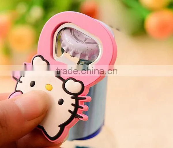 Wholesale Cheap Blank Beer Soft Magnet Rubber Custom Pvc Bottle Opener for Wedding Favors photo-5