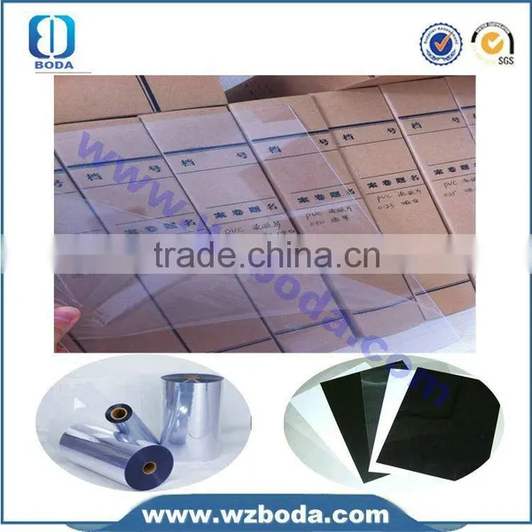 High Clear Binding Cover PVC File Cover A4 PVC Cover photo-3