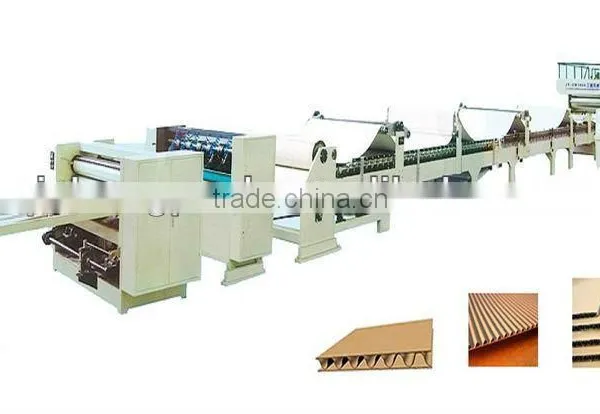Single Wall Corrugated Cardboard Production Line/corrugated Paperboard Production Line