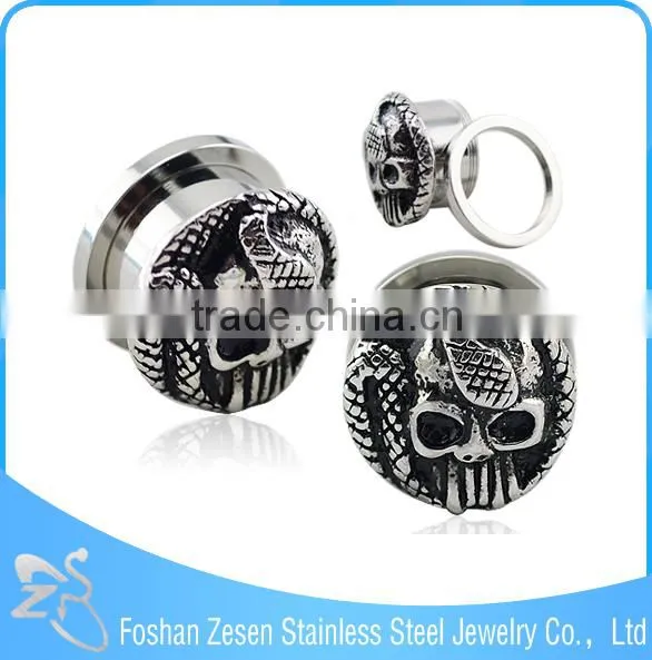 Competitive Price Stylish Body Jewelry Medical Steel Casting Anchor Ear Plugs photo-3