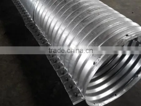 China Supplier Manufacturing Galvanized Corrugated Culvert Pipe photo-3