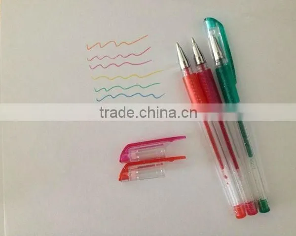 High Quality Factory Direct Selling Multicolor Flash Gel Pen photo-4