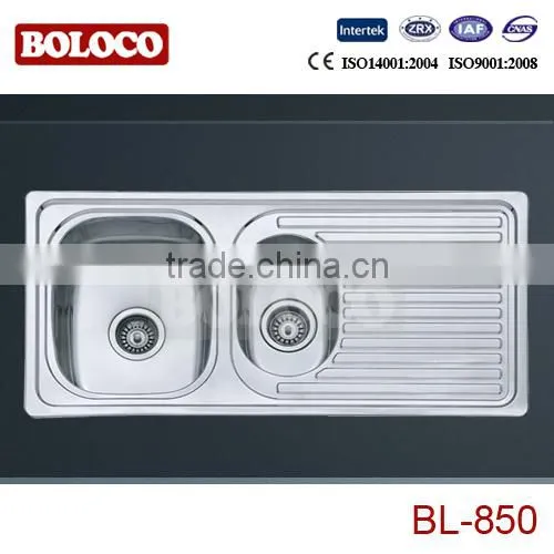 304# (18/8) Stainless Steel Sinks / Stainless Steel Counter Top Wash Basin BL- 850