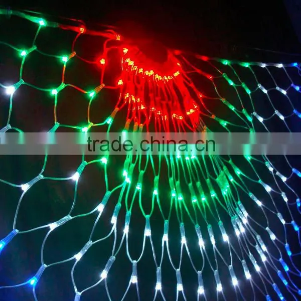 Fullbell Indoor/Outdoor 100LED Net Mesh Decorative Fairy Christmas Led Net Lights photo-6
