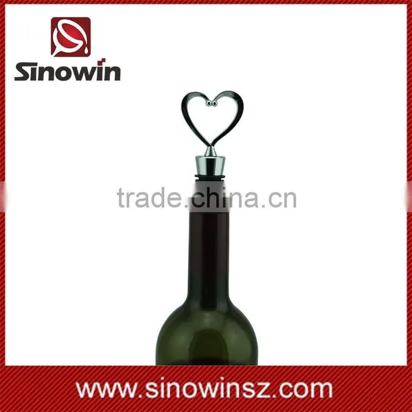 Factory OEM Wine Bottle Stopper With Heart Design photo-6